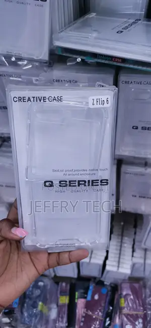 Creative Case Q Series Clear Case kwa Samsung Galaxy Z Flip 6