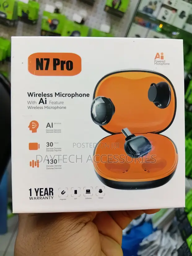 N7 Pro ANC Tiny Magnetic Wireless Microphone - 1