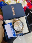 Casio Watch for Men - Gold & Silver - 3
