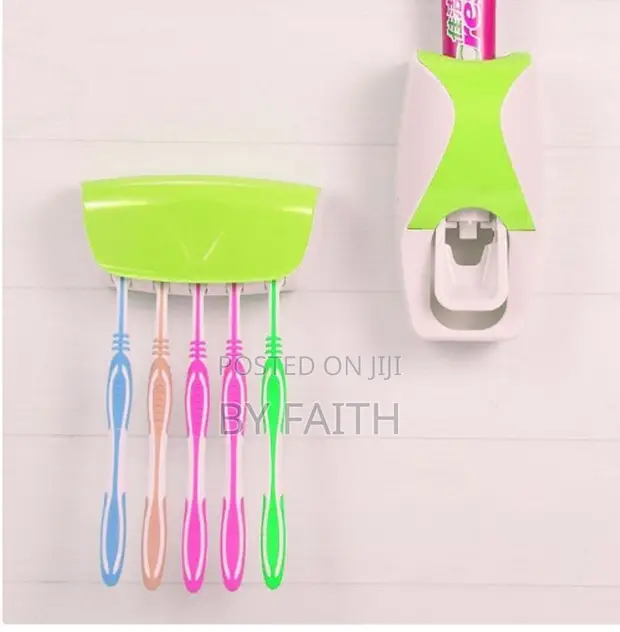 Wall-Mounted Toothbrush Holder, No-Drill - 1