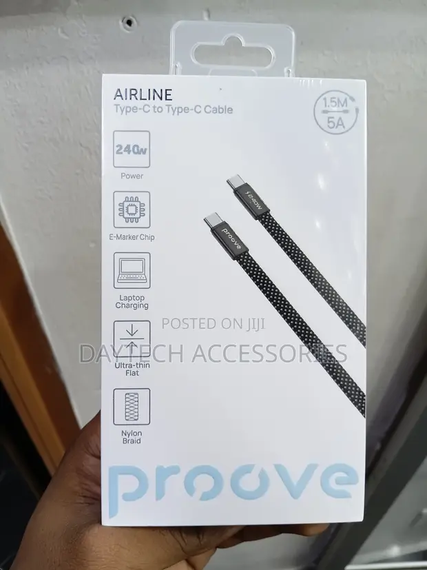 Proove AirLine Type-C to Type-C 240W Fast Charging Cable (1.5m) - 1