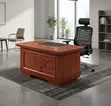 120cm Mahogany Finish Office Desk - 4