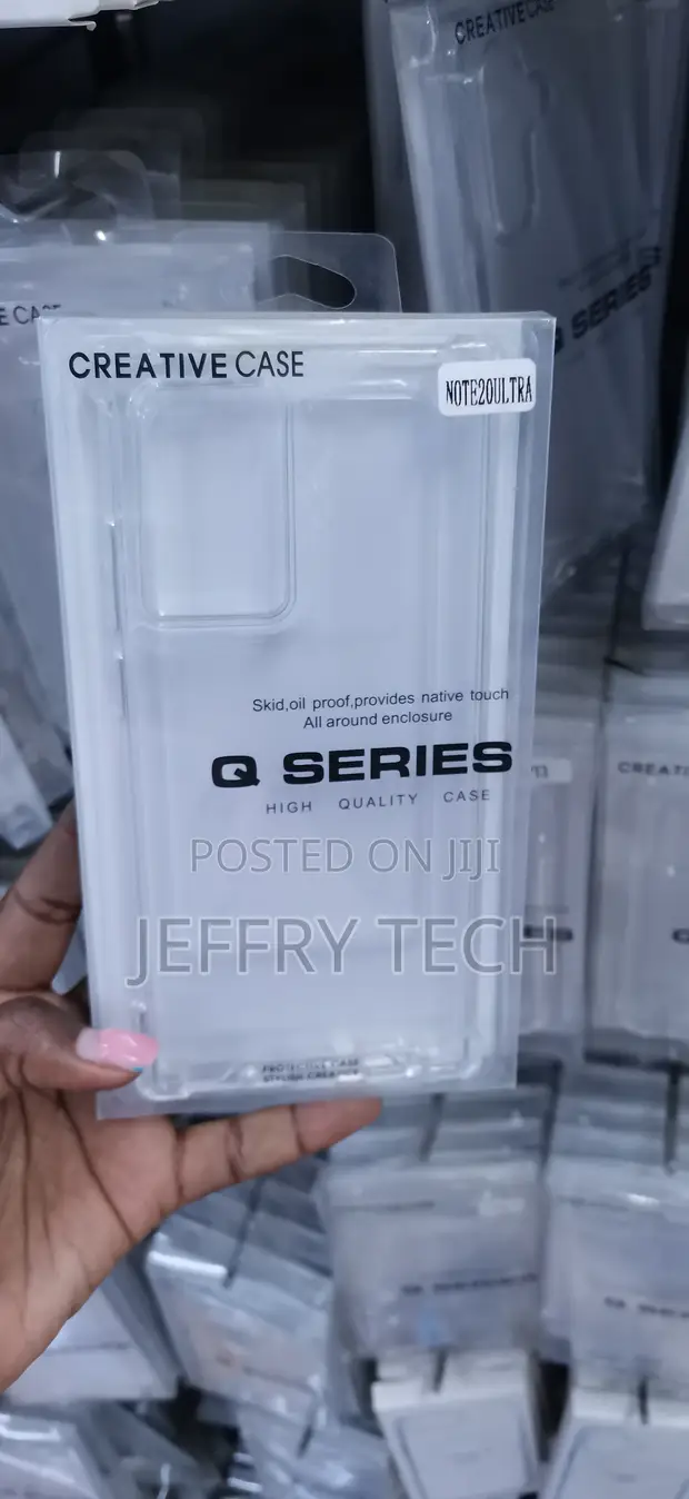 Creative Case Q Series Transparent Case kwa Samsung Galaxy Note 20 Ultra - 1