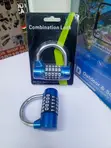 Kifungio cha Nambari cha Zinc Alloy chenye Magurudumu 5 na Shackle ya Chuma Ngumu - 1