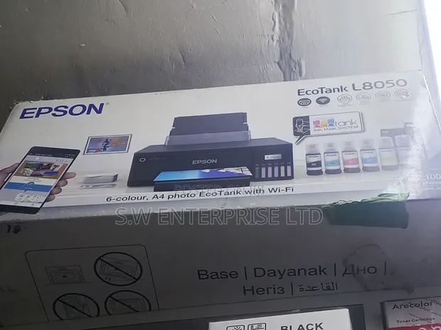 Epson EcoTank L8050 6-Rangi Printer ya Picha - 1
