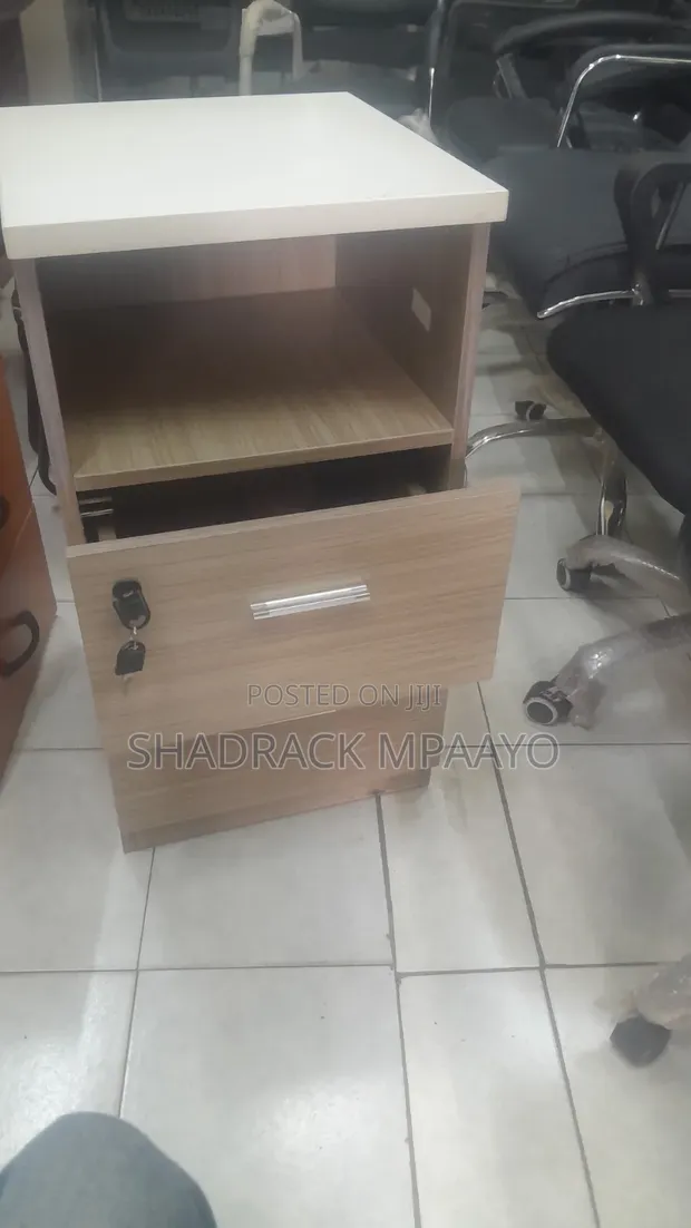 Cabinet Drawers - Light Oak/White - 1