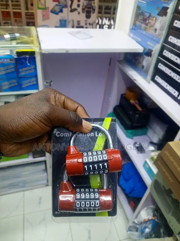 Heavy-Duty 5-Digit Combination Padlock - 1
