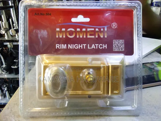 Durable Moment Rim Night Latch - 1