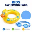 3-in-1 Swimming Set: Duck Floater, Goggles & Cap - 2