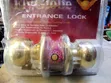 Gold Keyless Bathroom Knobset - 2