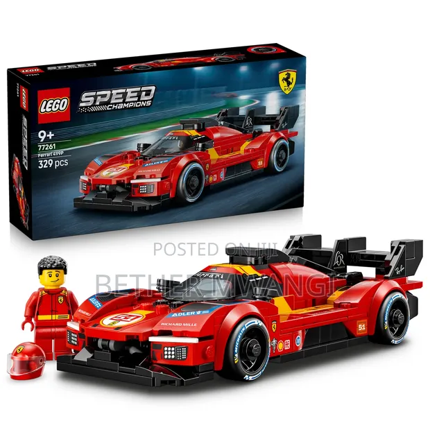 LEGO Speed Champions Ferrari 499P Race Car Set - 1