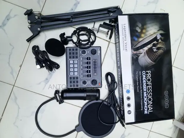 Legendary Vocal BM800 Studio Mic Kit na Boom Arm - 1