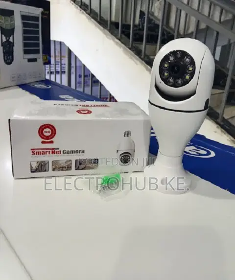 Kamera ya Taa ya Bulb ya CCTV Isiyo na Waya ya V380 PTZ - 1