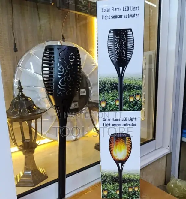 Solar Flame Garden Light - Mwenge Unaowaka Kweli - 1
