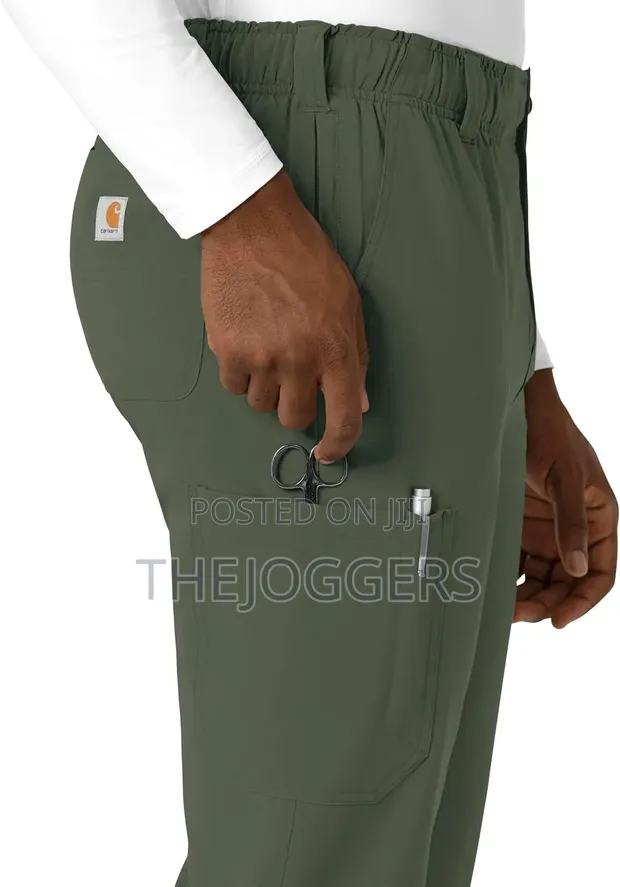 Carhartt Rugged Flex Ripstop Men's Scrub Pants - Olive - 1