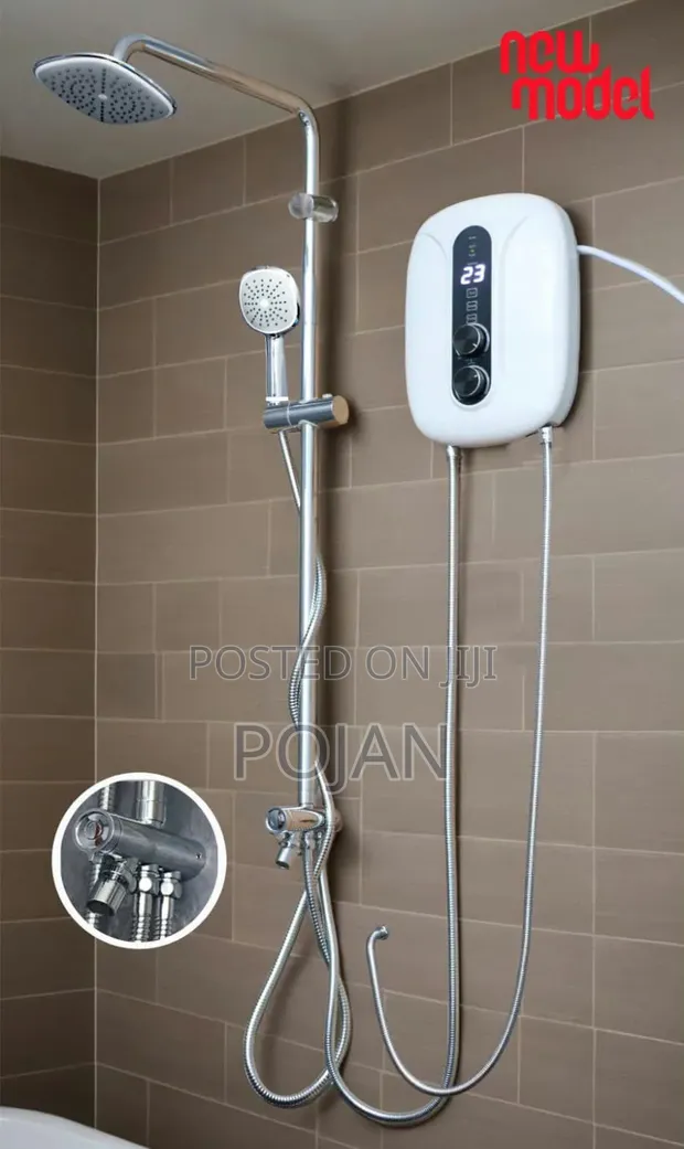 Shower Yenye Heater na Pump Iliyojengewa Ndani - 1