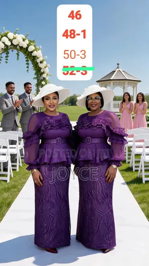 Kanzu ya Wanawake ya Straight yenye Peplum