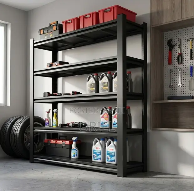 5-Tier Metallic Home Office Rack - 1