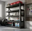 5-Tier Metallic Home Office Rack - 1