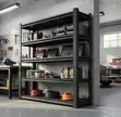 5-Tier Metallic Home Office Rack - 3
