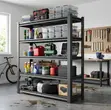 5-Tier Metallic Home Office Rack - 4