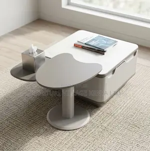 Set ya Coffee Table 2-Piece ya Kisasa