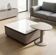 Set ya Coffee Table 2-Piece ya Kisasa - 3