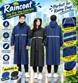 Adult Unisex Waterproof Raincoat - No Pocket - 1