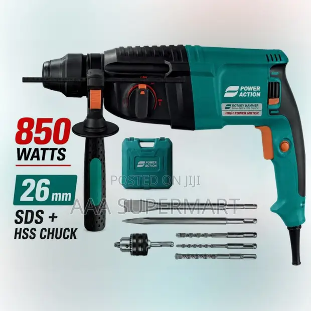 AX-RH850 850W Rotary Hammer Drill 26mm - 1
