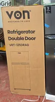Von 125L Double Door Direct Cool Fridge - 2