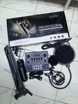 BM800 Microphone Kit na V9 Sound Card kwa Streaming - 2