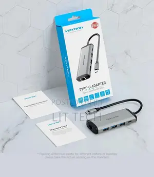 Vention CNDHB 8-in-1 USB-C Multi-Function Docking Station