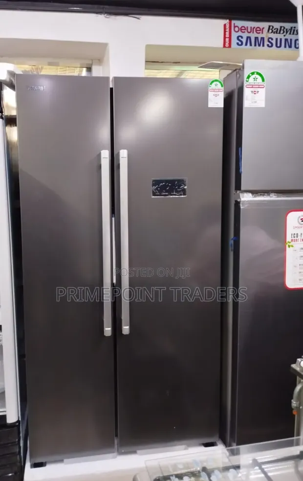 Solstar 443L Side-by-Side Fridge - Silver - 1