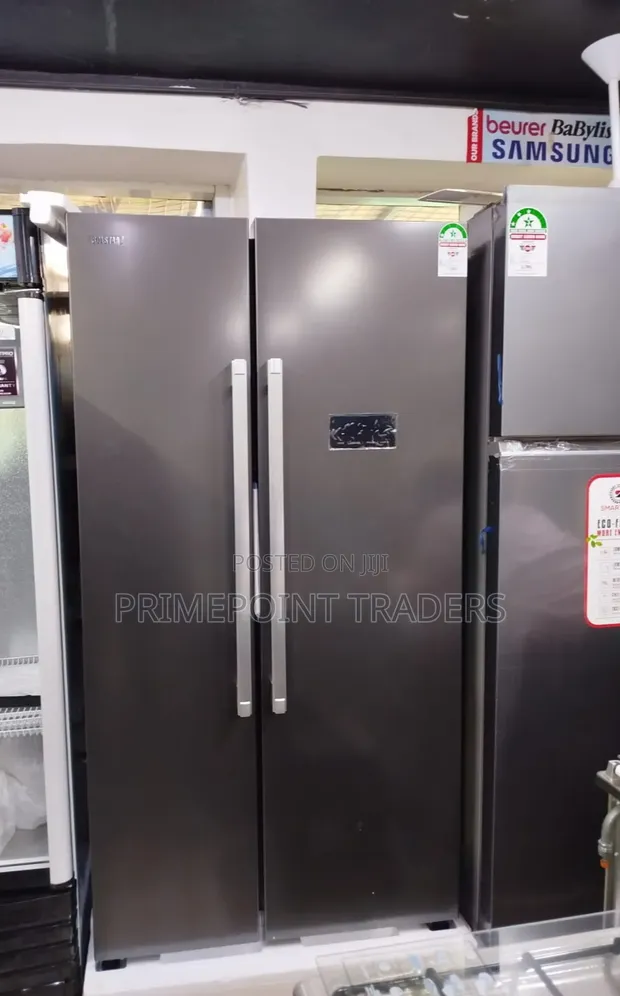 Solstar 443L Side-by-Side Refrigerator - Silver - 1