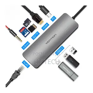 Vention 8-in-1 USB-C Docking Station/Hub (TOKHB)