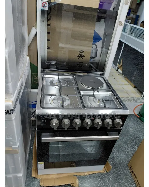 Haier 60x60cm 3+1 Jiko la Gesi lenye Kichwa cha Gesi (HCR2031EED1) - 1
