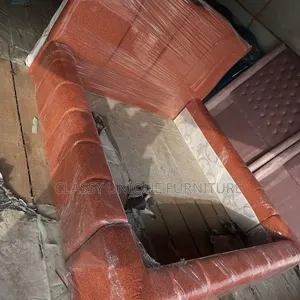 5x6 Fully Upholstered Bed - Terracotta Orange