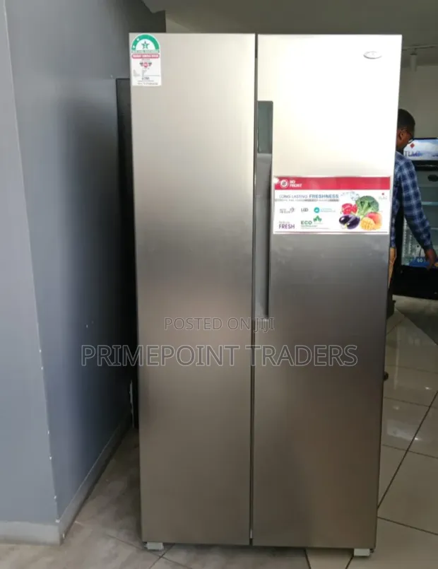 TLAC 430L Side-by-Side Fridge - Grey ya Kisasa - 1