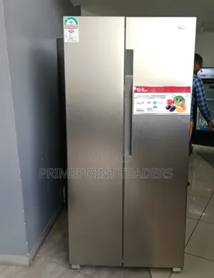 TLAC 430L Side-by-Side Fridge - Grey ya Kisasa