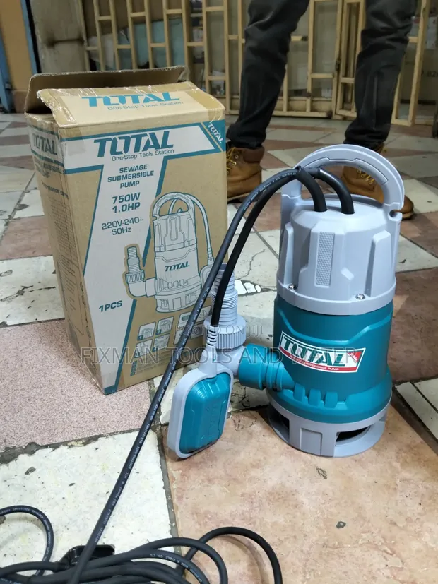 Pampu Mpya ya Maji Taka Total 750W, Kimo cha 8M, 216L/Dak - 1