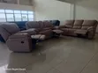 Six-Seater King-Size Recliner Sofa - Luxurious Brown - 3