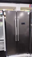 Solstar 443L Side-by-Side Refrigerator - Silver - 1