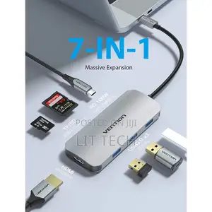 Vention 7-in-1 USB-C Docking Station (TOJHB)