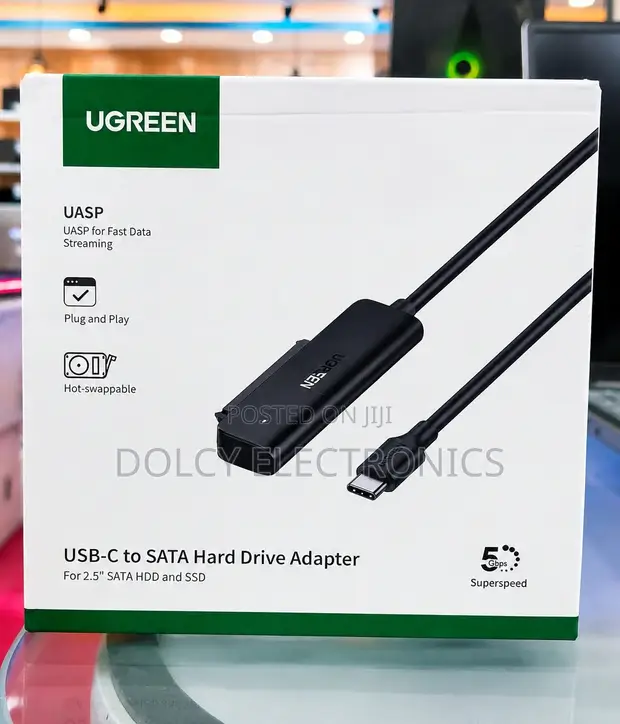 Ugreen USB-C kwa Adapta ya Diski Ngumu ya SATA - 1