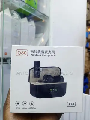 Q80 Dual Mini Wireless Microphone for TikTok & YouTube