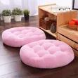 Pink Floor Pillow - Mto wa Duara wa Inchi 34 - 2
