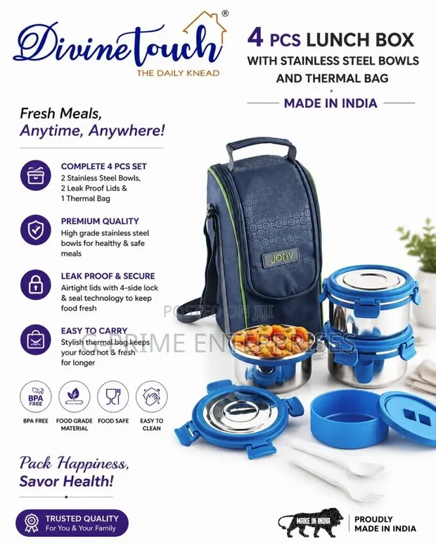 Lunch Box with Thermal Bag - Brand New - 1