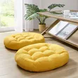 Mpya Dark Grey Floor Pillow - 2