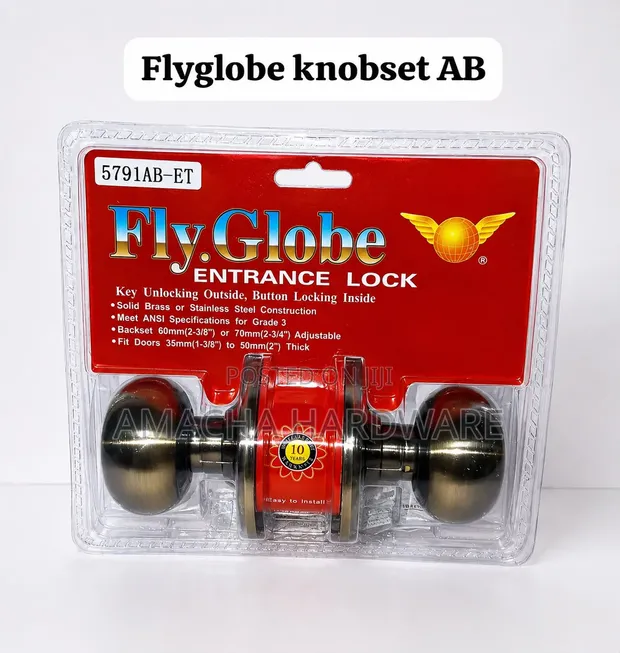 Fly Globe Knobset Isiyo na Kitu Imara - 1