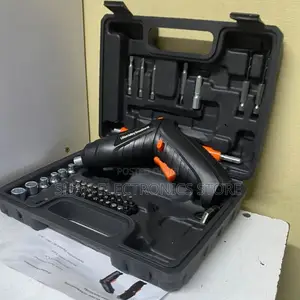 48-Piece Cordless Electric Screwdriver Set with Case